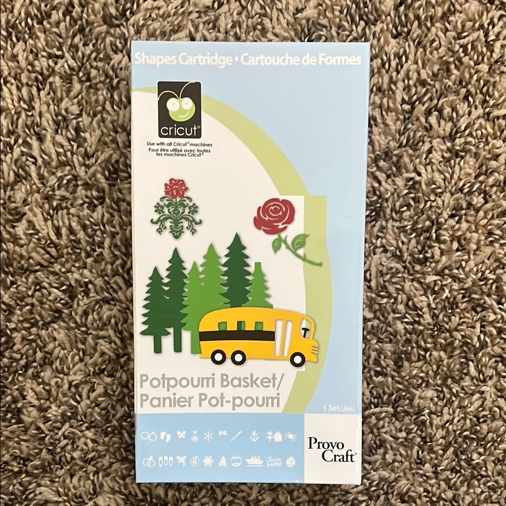 Cricut Shapes Cartridge - Potpourri Basket